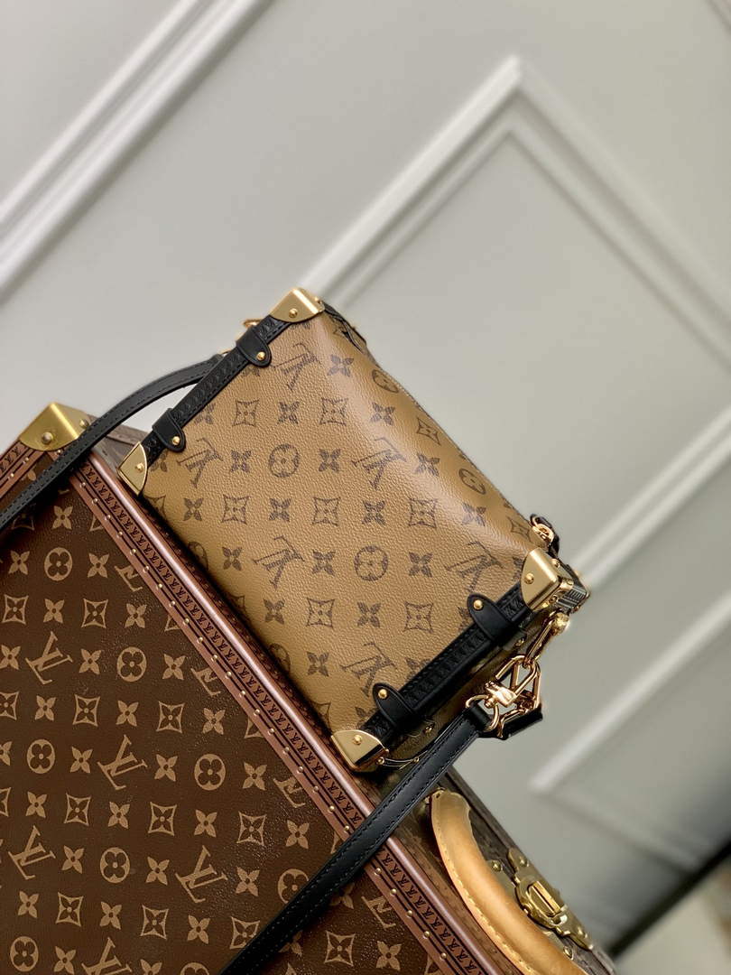 LV M46358 Louis Vuitton Side Trunk PM Handbag Yellow - Default Title - View 4