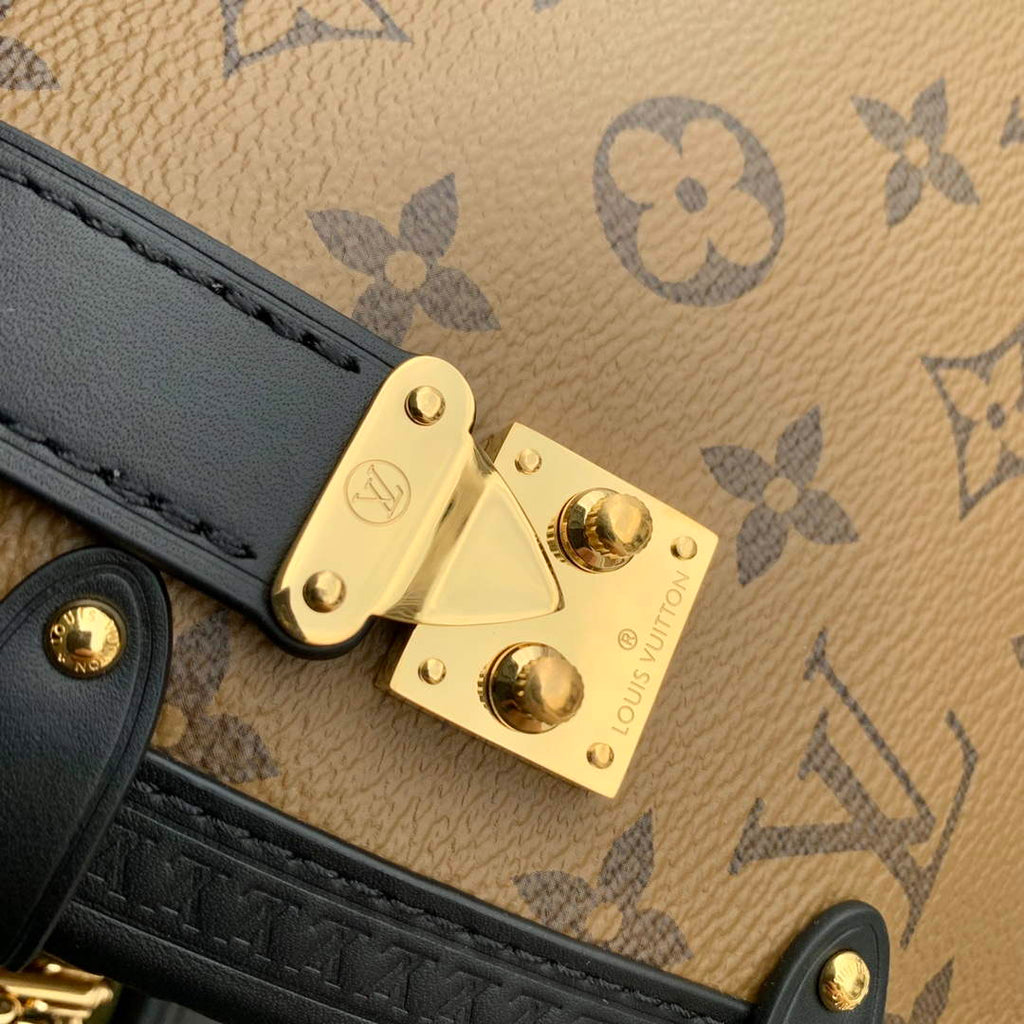 LV M46358 Louis Vuitton Side Trunk PM Handbag Yellow
