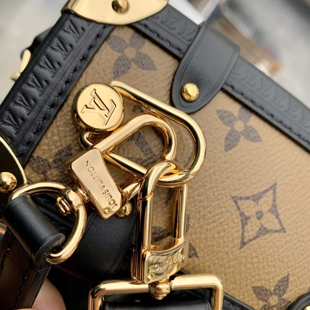 LV M46358 Louis Vuitton Side Trunk PM Handbag Yellow - Default Title - View 7