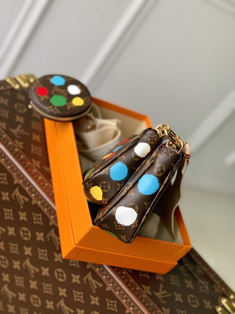 LV M46385 Louis Vuitton LV X YK Multi Pochette Accessoires Monogram - Default Title - View 3