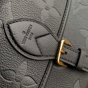 LV M46386 Louis Vuitton Diane Monogram Empreinte Leather Black - Default Title - View 5