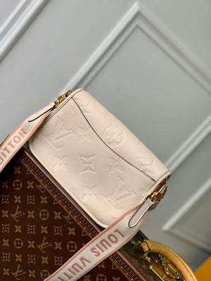 LV M46388 Louis Vuitton Diane Monogram Empreinte Leather White - Default Title - View 2