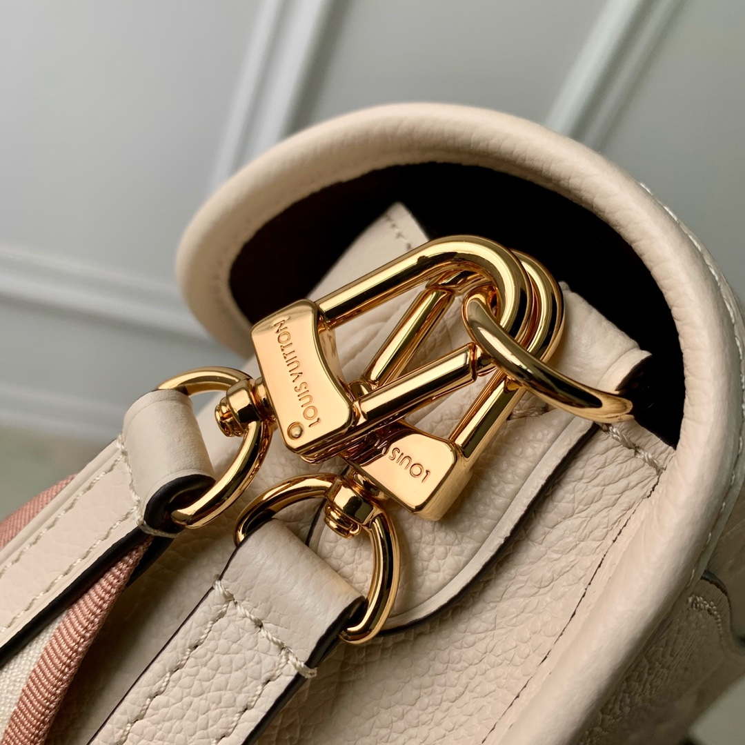 LV M46388 Louis Vuitton Diane Monogram Empreinte Leather White - Default Title - View 6