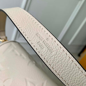 LV M46388 Louis Vuitton Diane Monogram Empreinte Leather White - Default Title - View 7