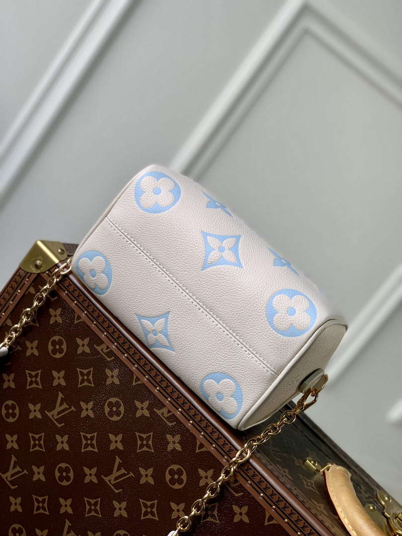 LV M46397 Louis Vuitton Speedy Bandouliere  20 Handbag Blue