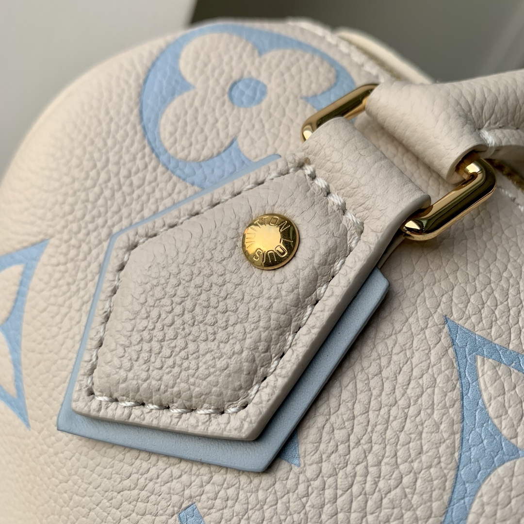 LV M46397 Louis Vuitton Speedy Bandouliere  20 Handbag Blue