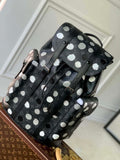LV M46403 Louis Vuitton LV x YK  Christopher MM Backpack Monogram eclipse Black and Silver