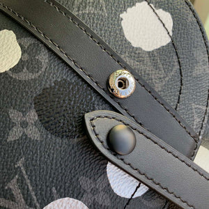 LV M46403 Louis Vuitton LV x YK  Christopher MM Backpack Monogram eclipse Black and Silver - Default Title - View 6
