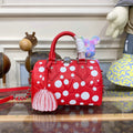 LV M46411 Louis Vuitton LV x YK Speedy Bandouliere 20 Bag Red