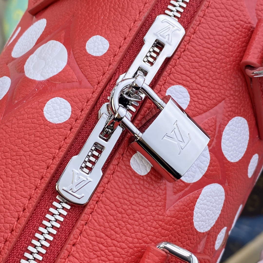 LV M46411 Louis Vuitton LV x YK Speedy Bandouliere 20 Bag Red - Default Title - View 7