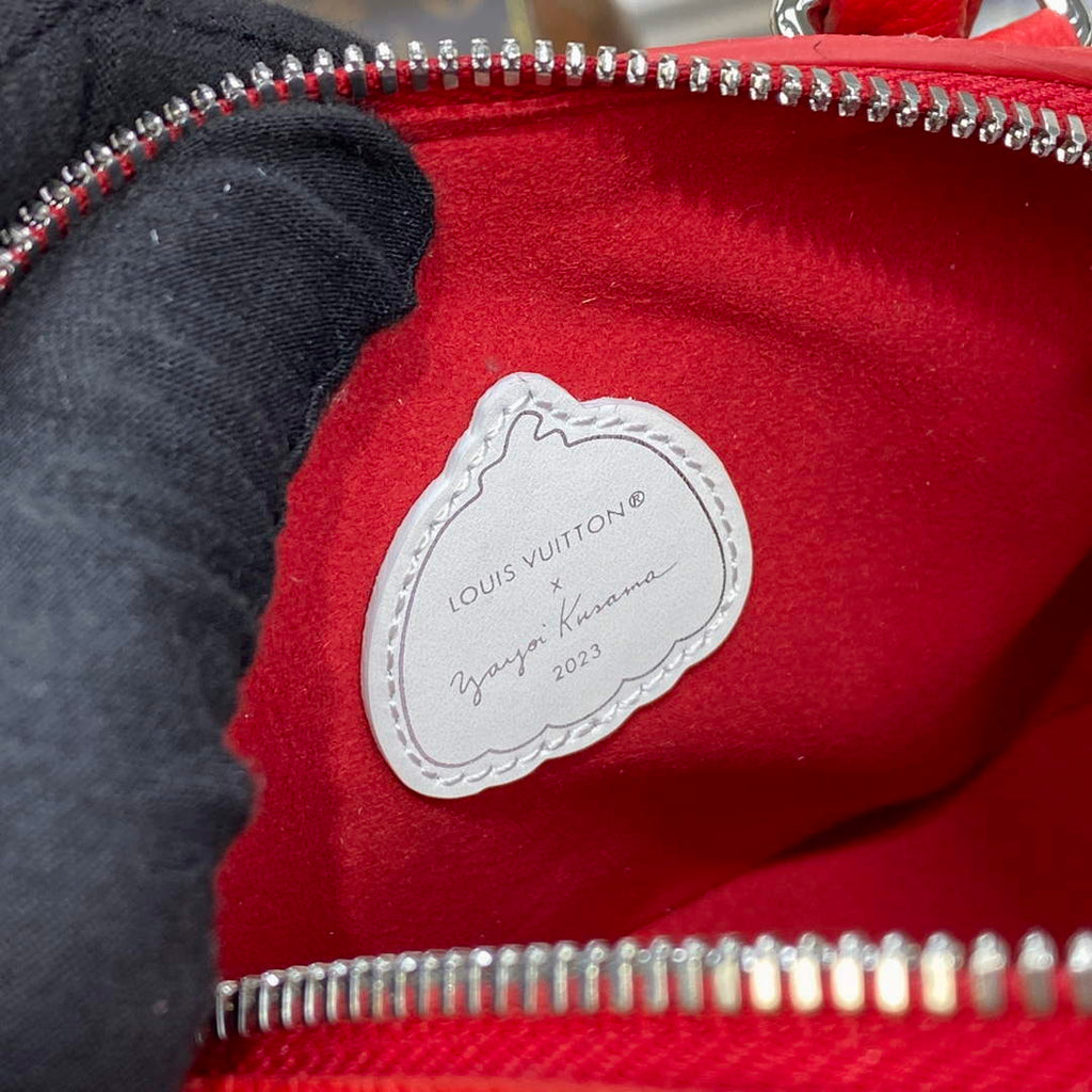 LV M46411 Louis Vuitton LV x YK Speedy Bandouliere 20 Bag Red
