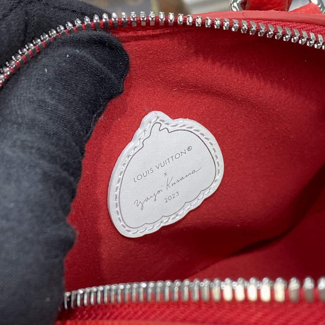 LV M46411 Louis Vuitton LV x YK Speedy Bandouliere 20 Bag Red - Default Title - View 8