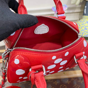 LV M46411 Louis Vuitton LV x YK Speedy Bandouliere 20 Bag Red - Default Title - View 9