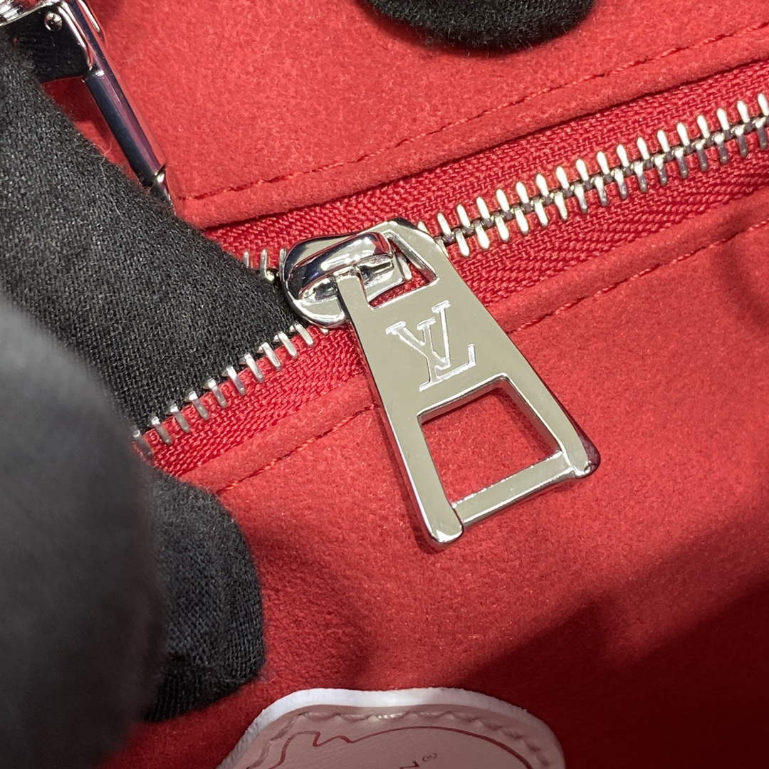 LV M46412 Louis Vuitton LV x YK OnTheGo PM Bag Red - Default Title - View 6