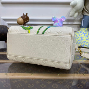 LV M46415 Louis Vuitton LV x YK Speedy Bandouliere 25 Bag White - Default Title - View 4