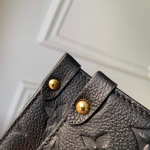 LV M46416 Louis Vuitton LV x YK OnTheGo MM Bag Black - Default Title - View 5
