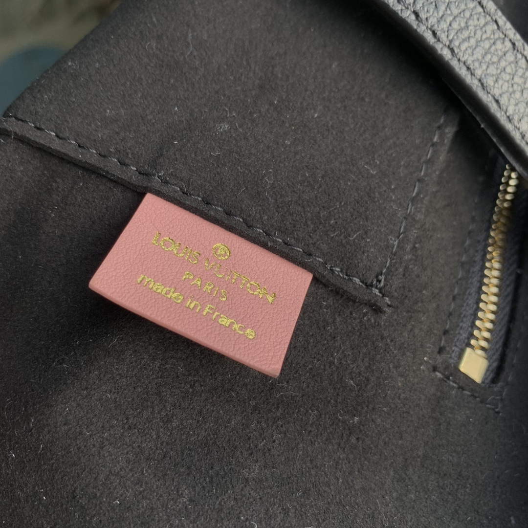 LV M46416 Louis Vuitton LV x YK OnTheGo MM Bag Black - Default Title - View 9