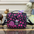 LV M46420 Louis Vuitton LV x YK Pochette M¨¦tis Black/Fuchsia