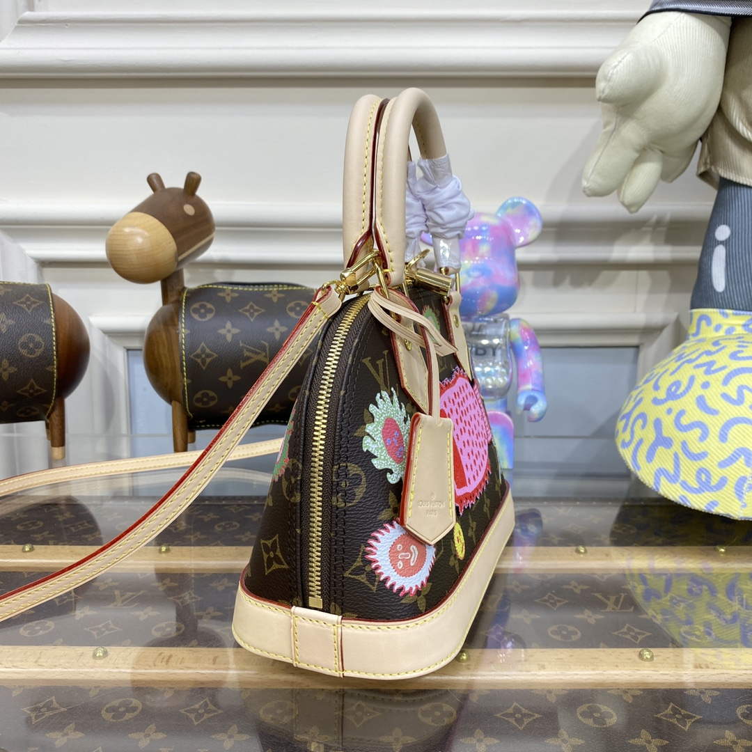 LV M46428 Louis Vuitton LV x YK Alma BB Bag - Default Title - View 3