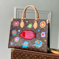 LV M46429 Louis Vuitton LV x YK OnTheGo MM Bag - Default Title - View 1