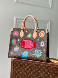 LV M46429 Louis Vuitton LV x YK OnTheGo MM Bag