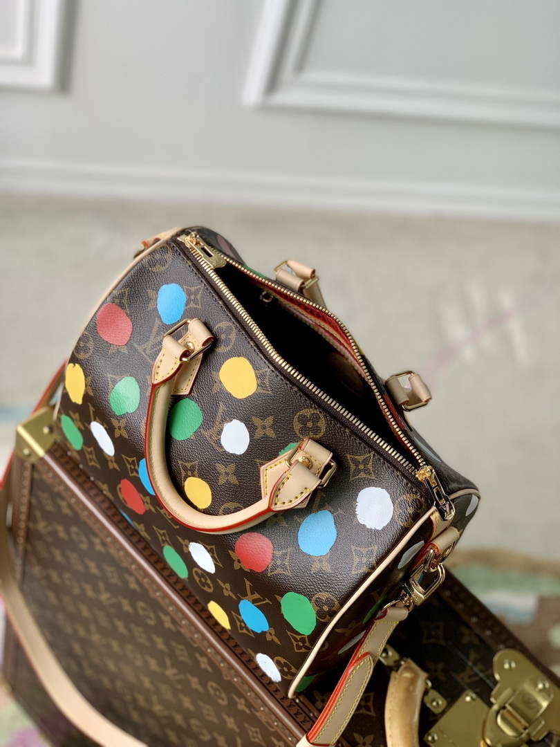 LV M46433 Louis Vuitton LV x YK Speedy Bandouliere 25 Bag - Default Title - View 7