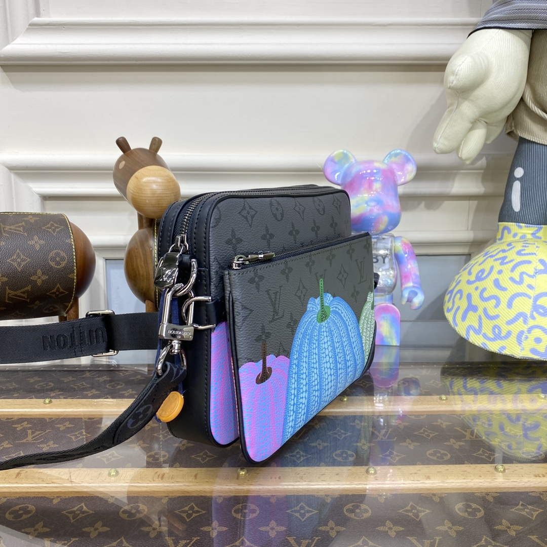 LV M46435 Louis Vuitton LV x YK Trio Messenger - Default Title - View 3