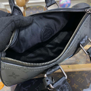 LV M46437 Louis Vuitton LV x YK Keepall 25 Bag Monogram Eclipse - Default Title - View 9