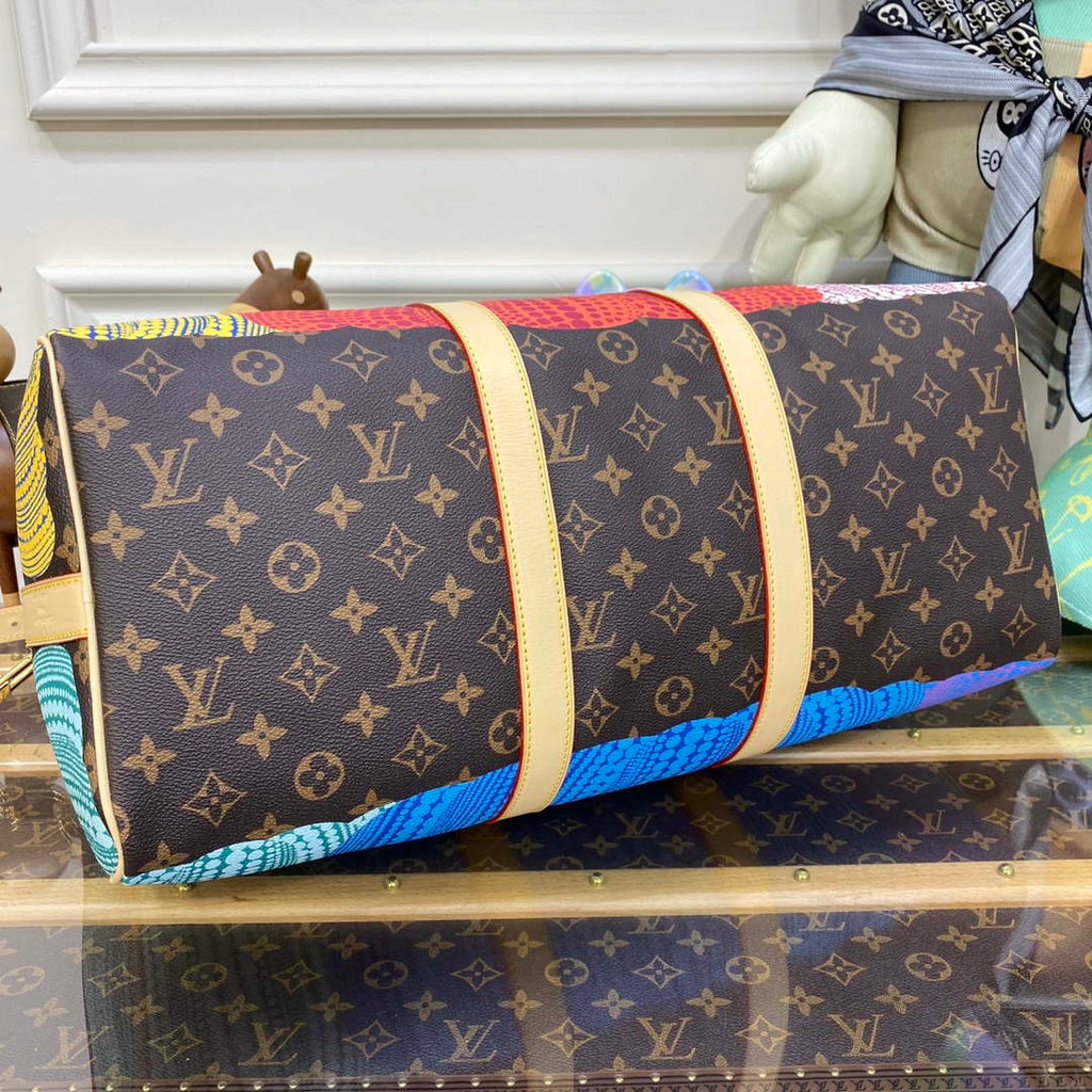 LV M46471 Louis Vuitton LV x YK Keepall Bandouliere 45 Bag Monogram