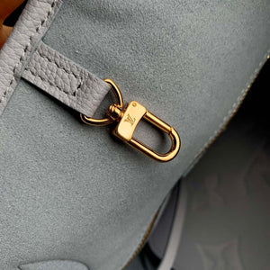 LV M46482 Louis Vuitton Neverfull MM Bag M45685 Monogram Empreinte Leather Blue - Default Title - View 7