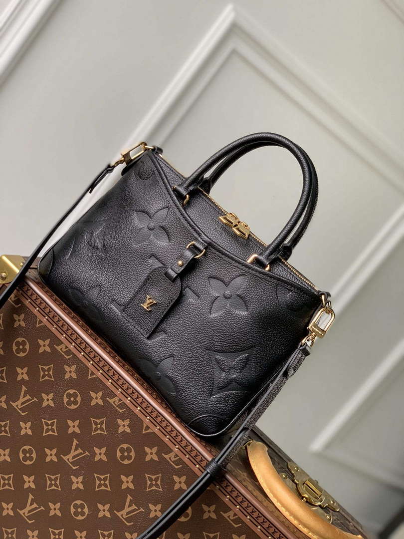 LV M46488 Louis Vuitton Trianon PM Bag Monogram Black - Default Title - View 1
