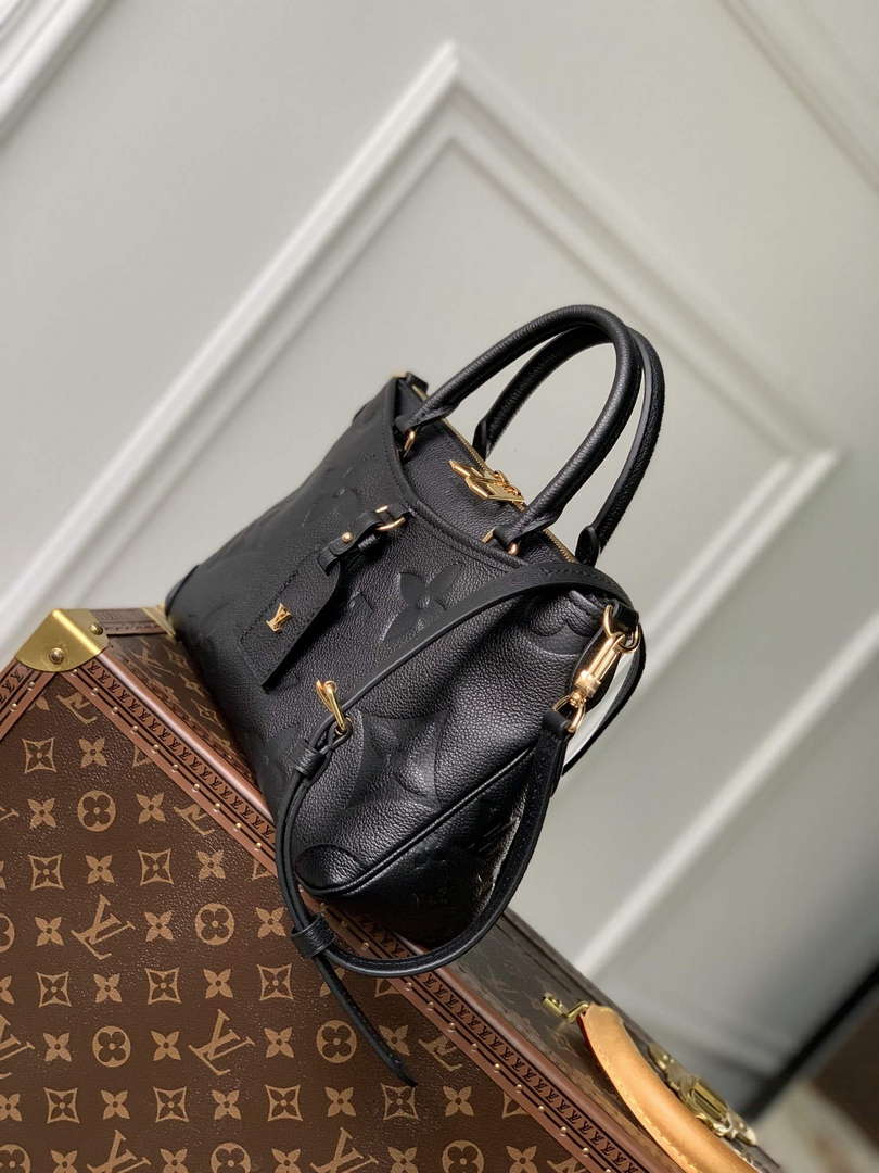 LV M46488 Louis Vuitton Trianon PM Bag Monogram Black - Default Title - View 2