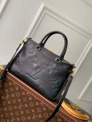 LV M46488 Louis Vuitton Trianon PM Bag Monogram Black - Default Title - View 3