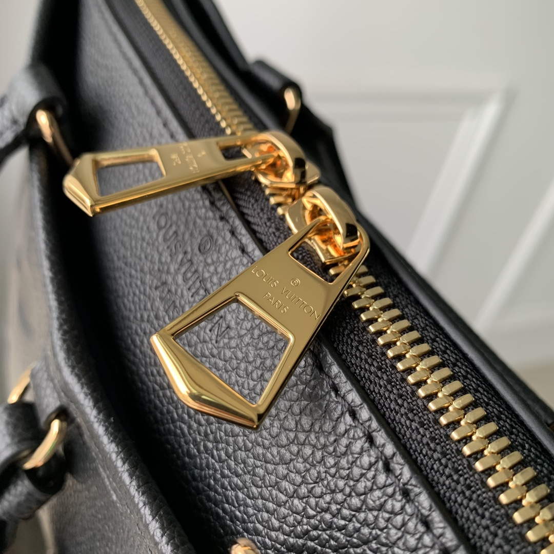 LV M46488 Louis Vuitton Trianon PM Bag Monogram Black - Default Title - View 7