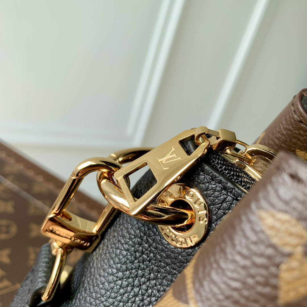 LV M46495 Louis Vuitton Op¨¦ra BB Tote Bag Black - Default Title - View 6