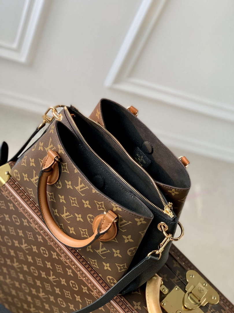 LV M46495 Louis Vuitton Op¨¦ra BB Tote Bag Black - Default Title - View 9
