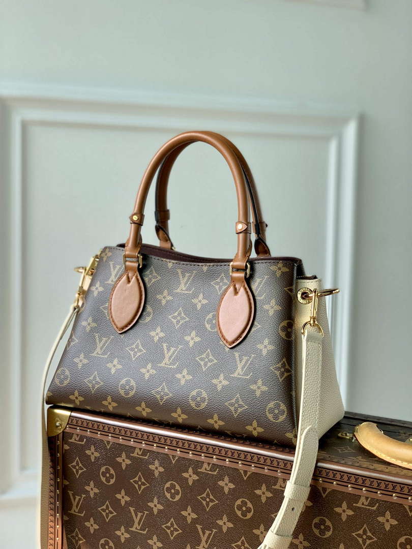 LV M46495 Louis Vuitton Op¨¦ra BB Tote Bag Cr¨¨me Beige