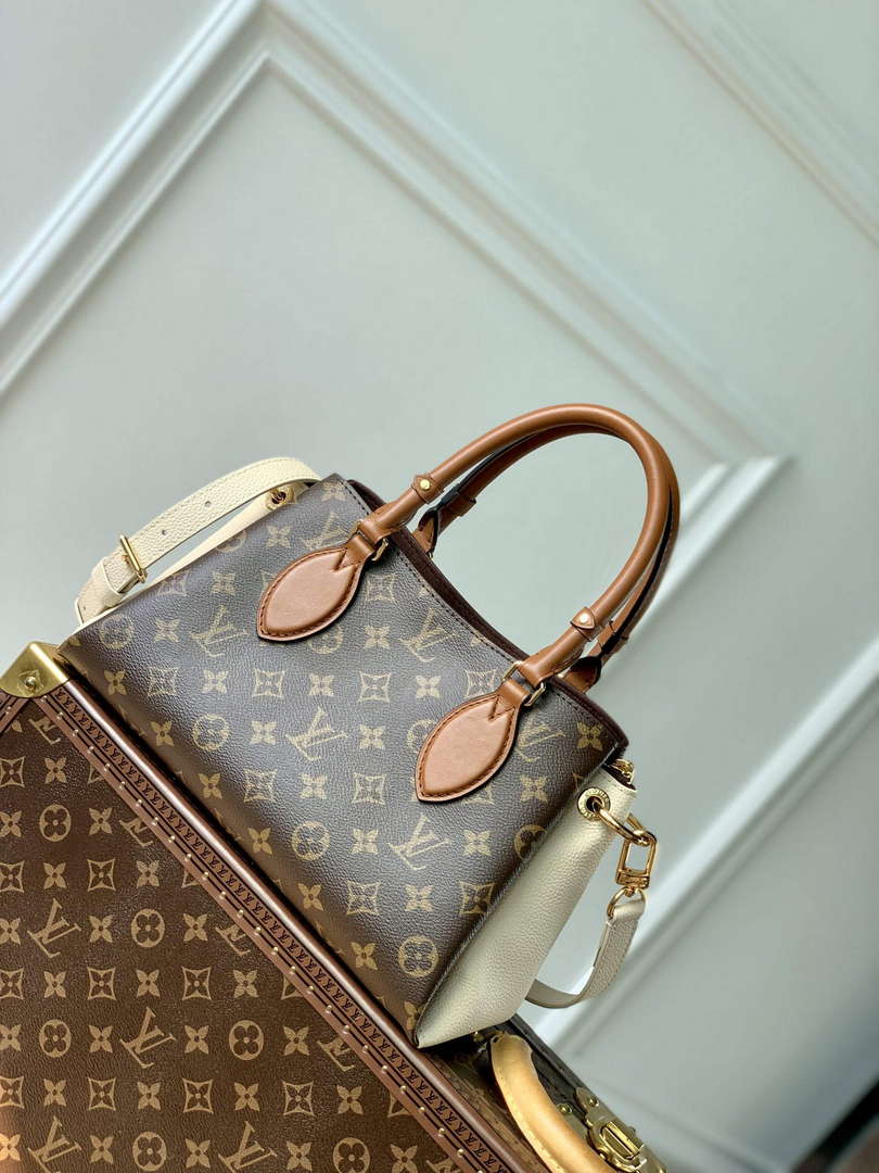 LV M46495 Louis Vuitton Op¨¦ra BB Tote Bag Cr¨¨me Beige
