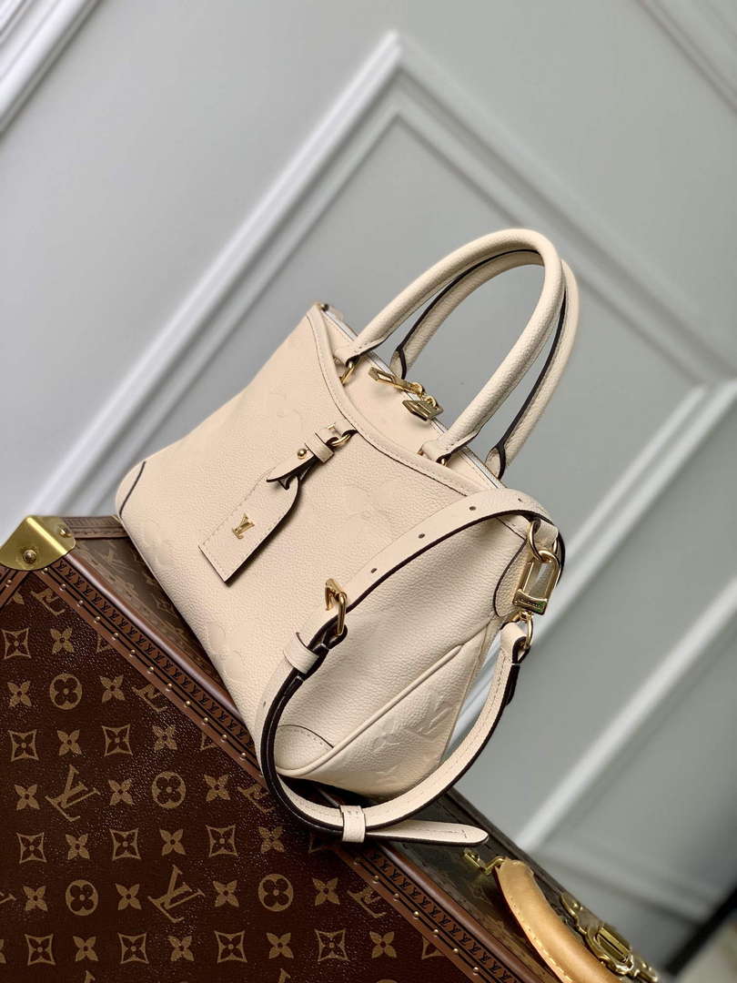 LV M46503 Louis Vuitton Trianon PM Bag Monogram Cr¨¨me Beige - Default Title - View 2