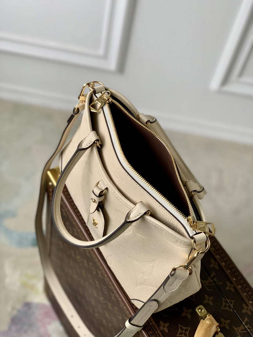 LV M46503 Louis Vuitton Trianon PM Bag Monogram Cr¨¨me Beige - Default Title - View 8