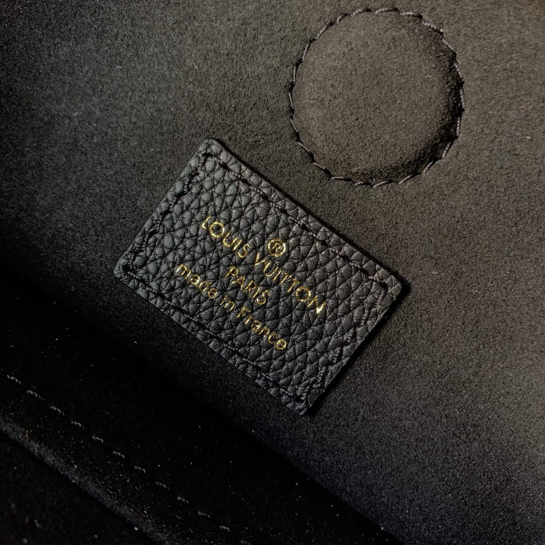 LV M46508 Louis Vuitton Vend?me MM Bag Black - Default Title - View 9