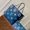 LV M46514 Louis Vuitton Neverfull MM Bag Gradient Blue - Default Title - View 1