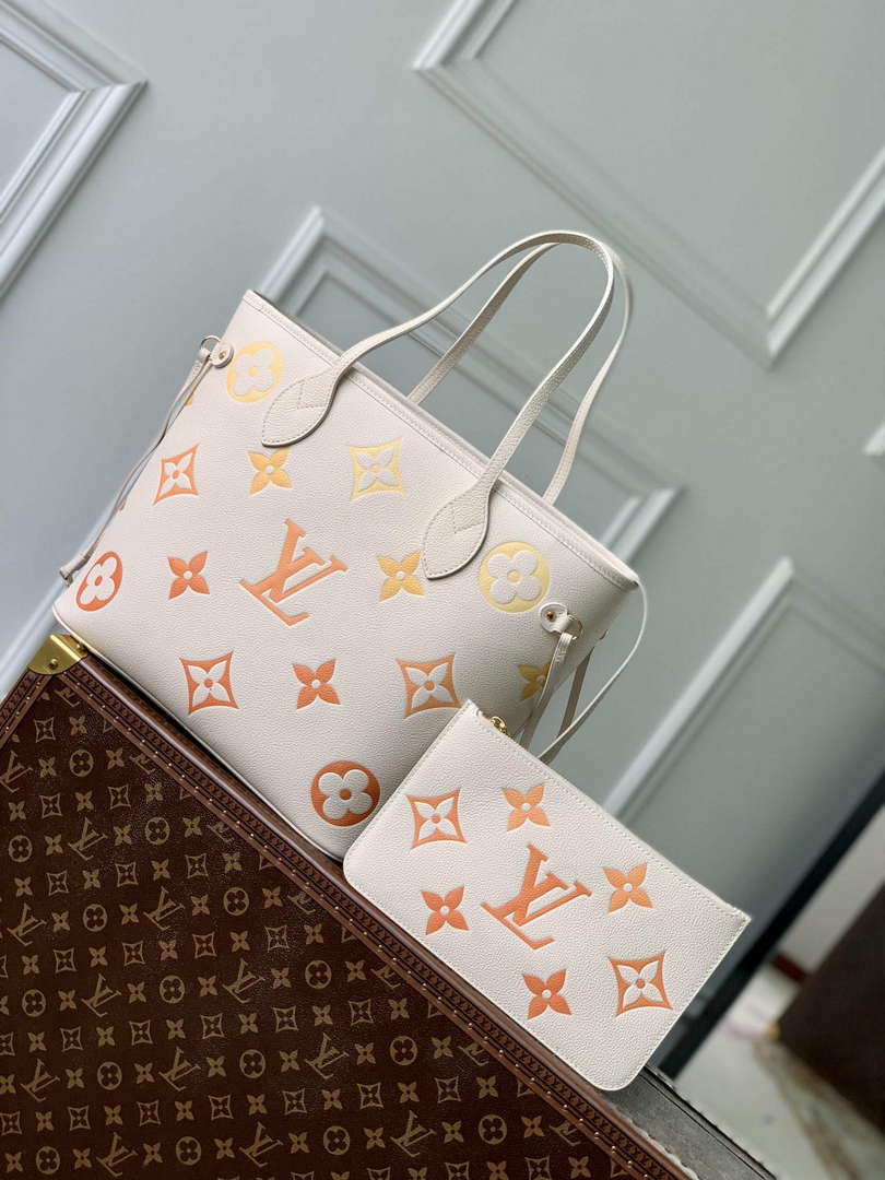 LV M46516 Louis Vuitton Neverfull MM Bag - Default Title - View 1