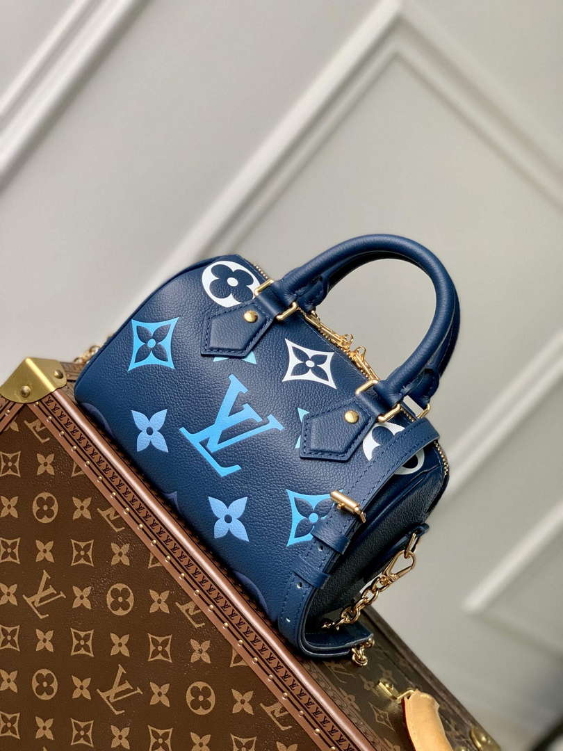 LV M46517 Louis Vuitton Speedy Bandouliere 20 Gradient Blue