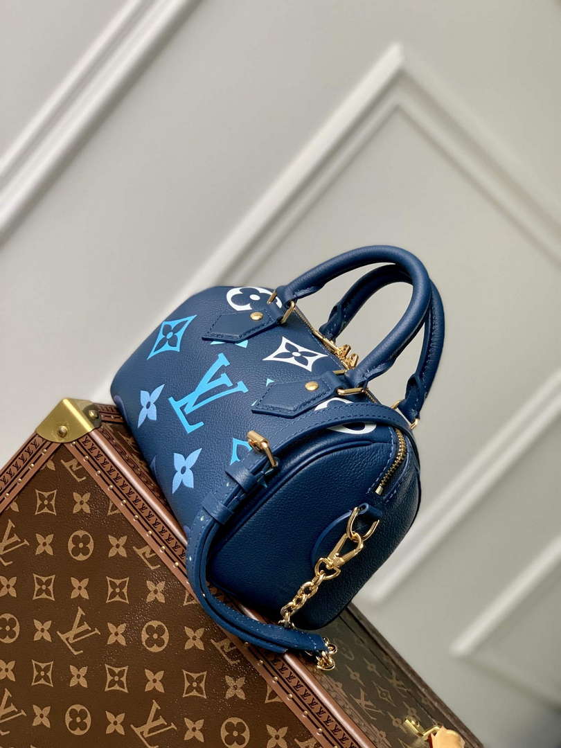 LV M46517 Louis Vuitton Speedy Bandouliere 20 Gradient Blue