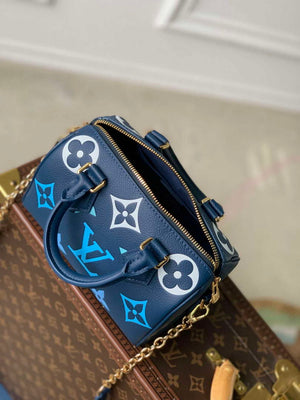 LV M46517 Louis Vuitton Speedy Bandouliere 20 Gradient Blue - Default Title - View 9