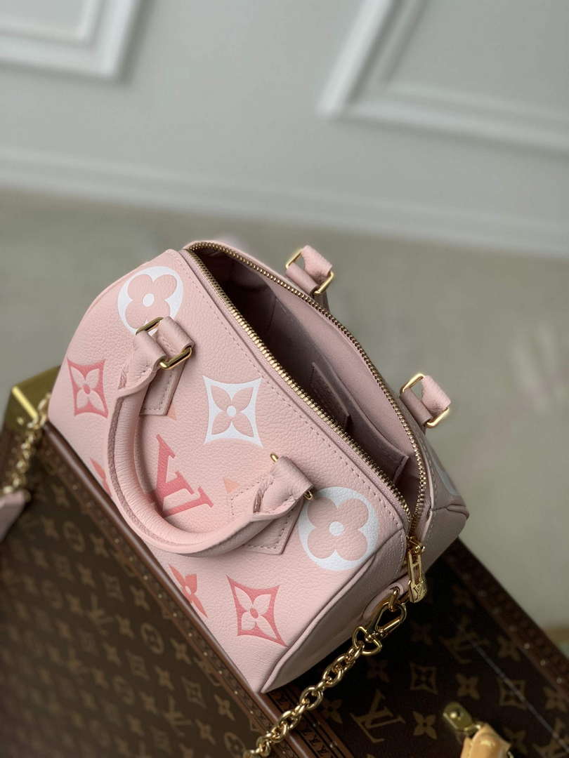 LV M46518 Louis Vuitton Speedy Bandouliere 20 Gradient Pink - Default Title - View 6