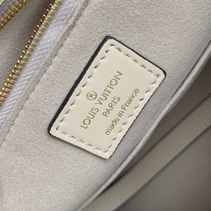 LV M46531 Louis Vuitton OnTheGo MM Bag Monogram Empreinte Beige - Default Title - View 8