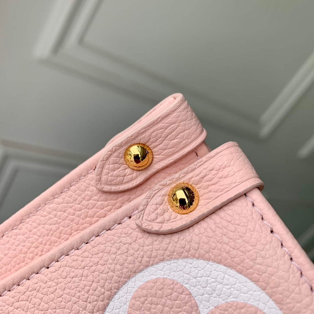 LV M46542 Louis Vuitton OnTheGo MM Bag Gradient Pink