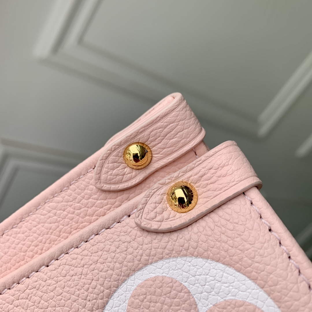 LV M46542 Louis Vuitton OnTheGo MM Bag Gradient Pink - Default Title - View 5